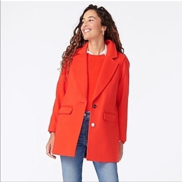 NWT J Crew Blazer Coat Italian Wool Cashmere Blend size Small - Picture 15 of 15